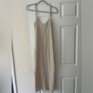 H&M tan dress